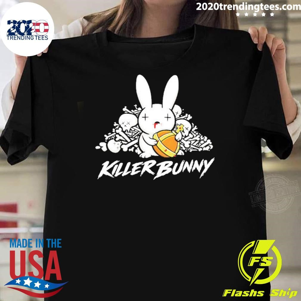 Killer Rabbit Of Caerbannog Cartoon Shirt