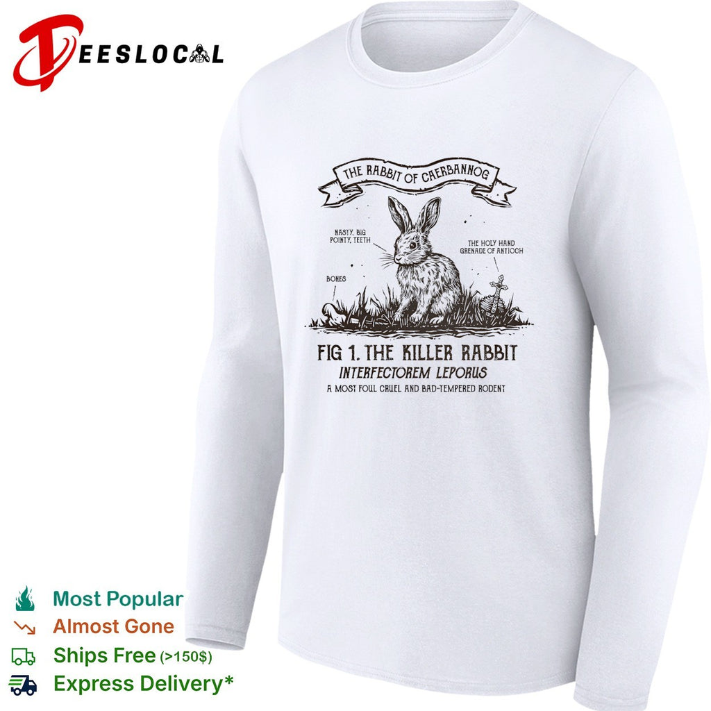 Killer Rabbit of Caerbannog from Monty Python and the Holy Grail The Rabbit of Caerbannog shirt