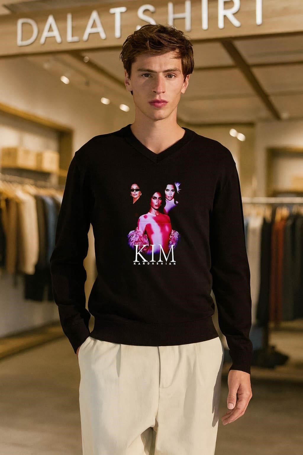 Kim Kardashian Celebrity graphic shirt