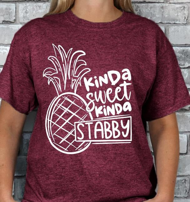 Kinda Sweet Kinda Stabby T-shirt Hoodie, Sweatshirt | PodTeesHub.com