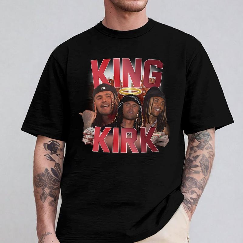 King Kirk Shirt, Charlie From Oblock Hoodie, Kirkify Tee Sweatshirt | PodTeesHub.com