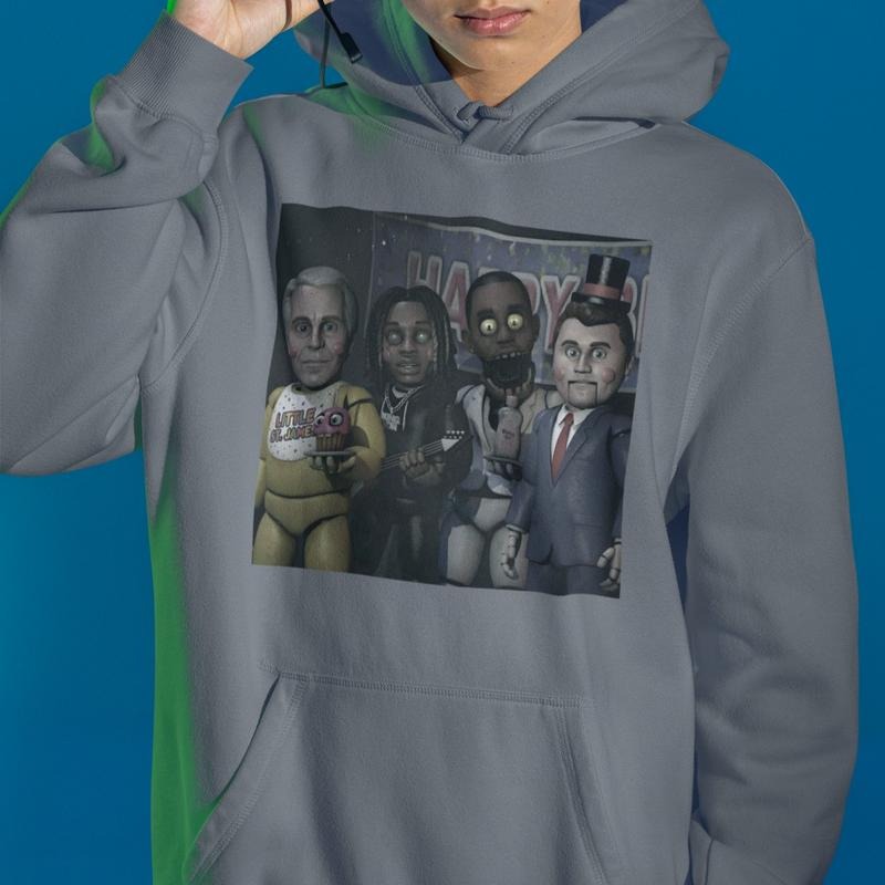 Kirkified Fnaf Shirt, Epsten Von Did Animatronics Hoodie,  Meme Tee Sweatshirt | PodTeesHub.com