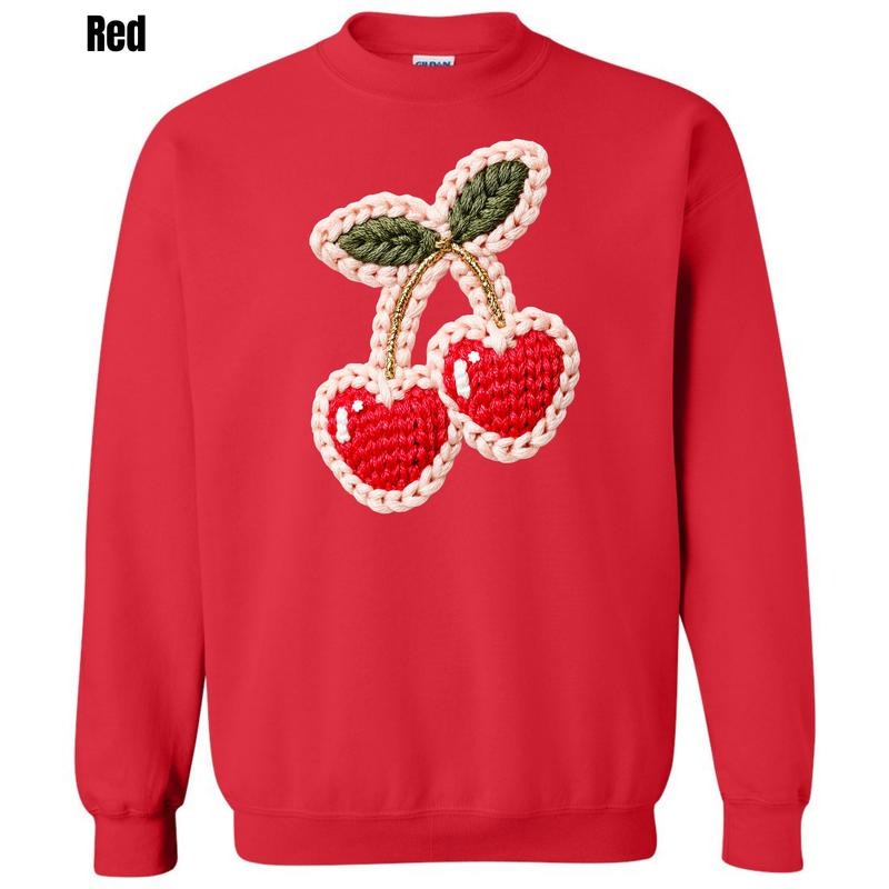 Knitted Cherries Sweatshirt 'CMNLB' T-Shirts, Hoodie | PodTeesHub.com