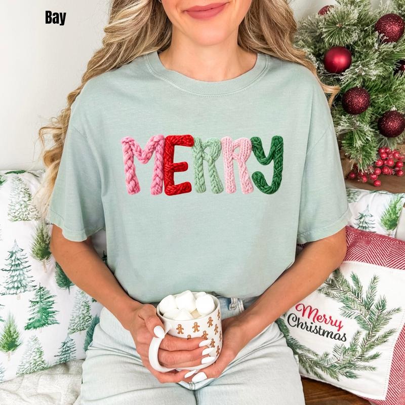 Knitted Merry Comfort Colors T-Shirt 'NLB' Hoodie, Sweatshirt | PodTeesHub.com