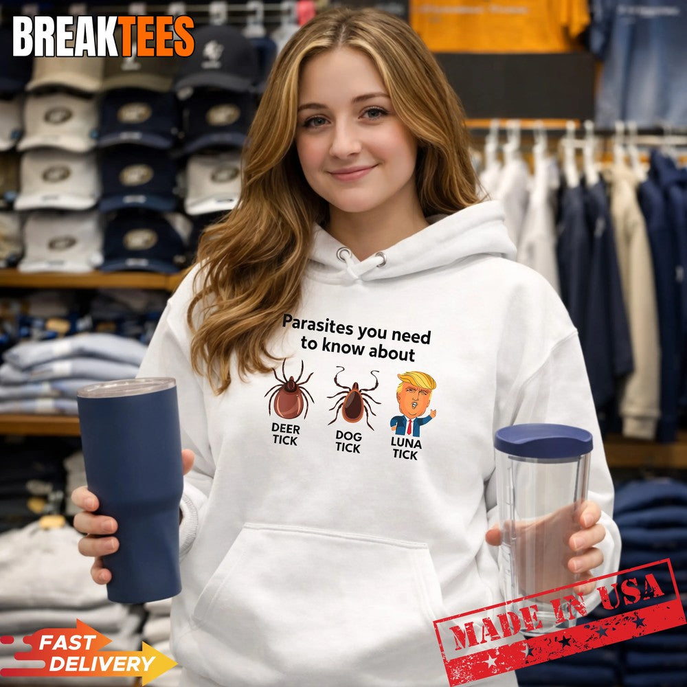Know Your Parasites Anti Trump Meme Trump Parody Tick Resist Shirt
