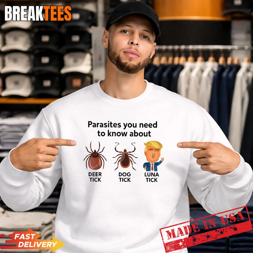 Know Your Parasites Anti Trump Meme Trump Parody Tick Resist Shirt