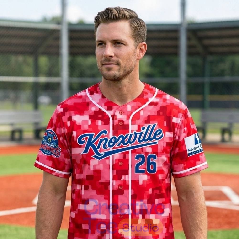 Knoxville Smokies 2026 Camo Baseball Jersey