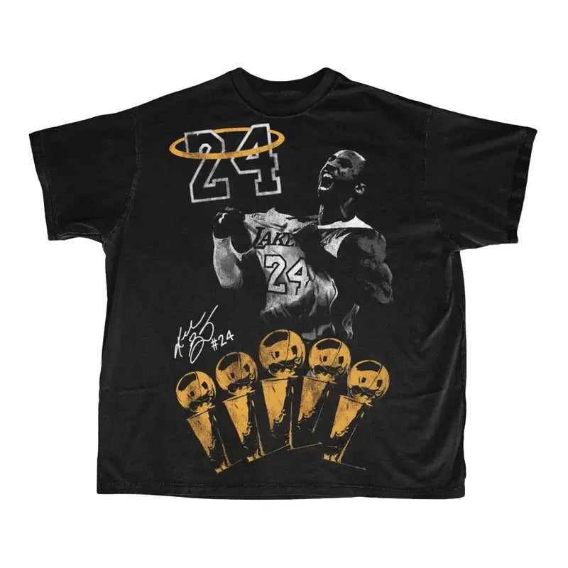 Kobe Bryant #24 Graphic Tee - Streetwear Hoodie, Sweatshirt | PodTeesHub.com