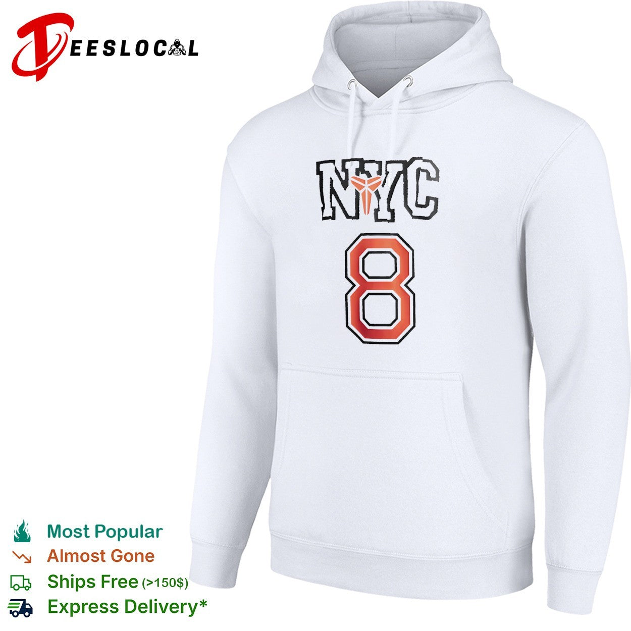 Kobe Bryant Los Angeles Lakers x NYC 8 basketball player shirt