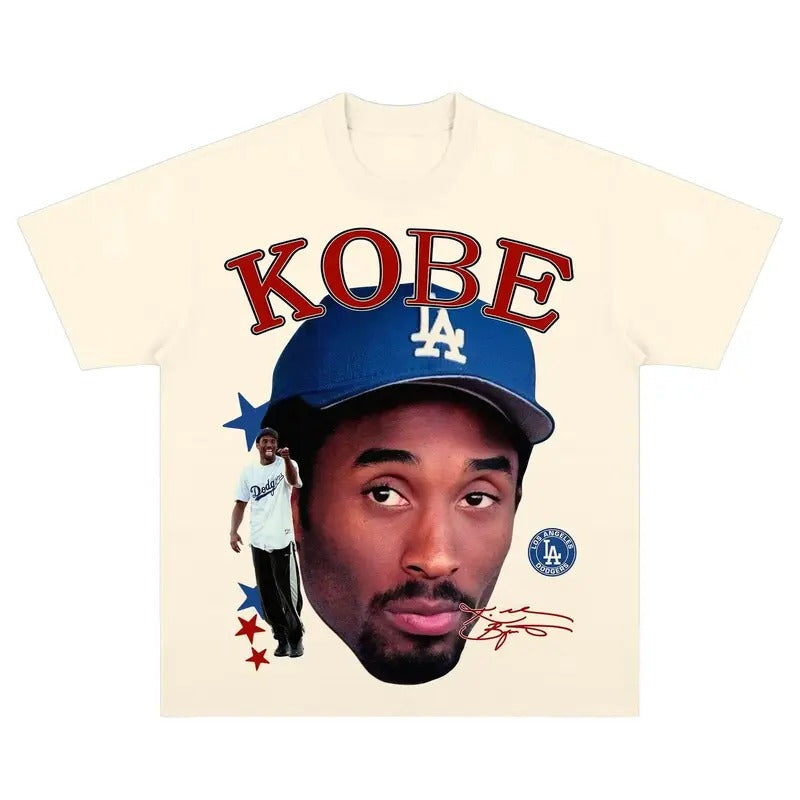 Kobe Dodgers Tribute Graphic T-shirt - Sand Hoodie, Sweatshirt | PodTeesHub.com