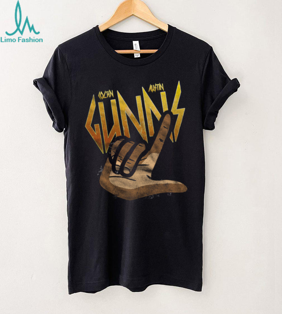 Kolten Austin Gunns Hand Sign Rock Style Graphic T Shirt