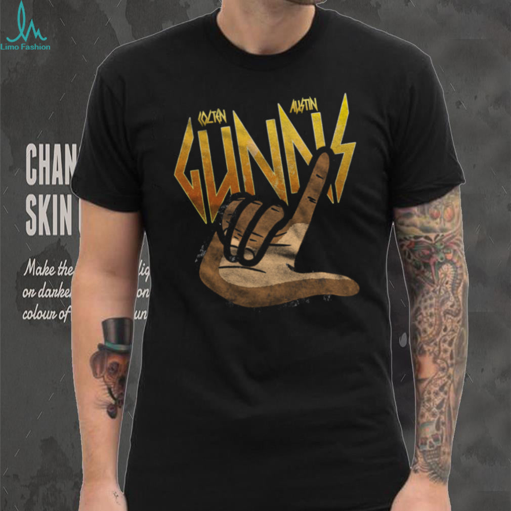 Kolten Austin Gunns Hand Sign Rock Style Graphic T Shirt