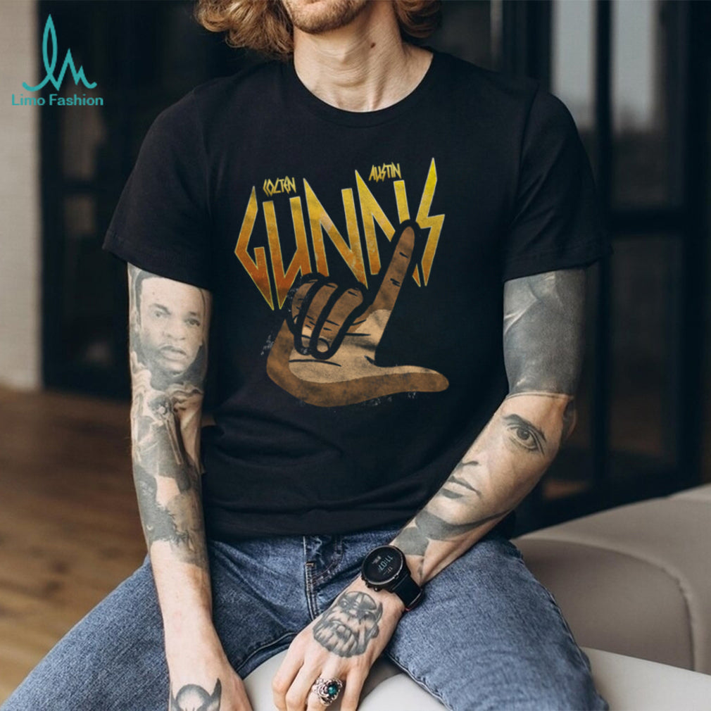 Kolten Austin Gunns Hand Sign Rock Style Graphic T Shirt