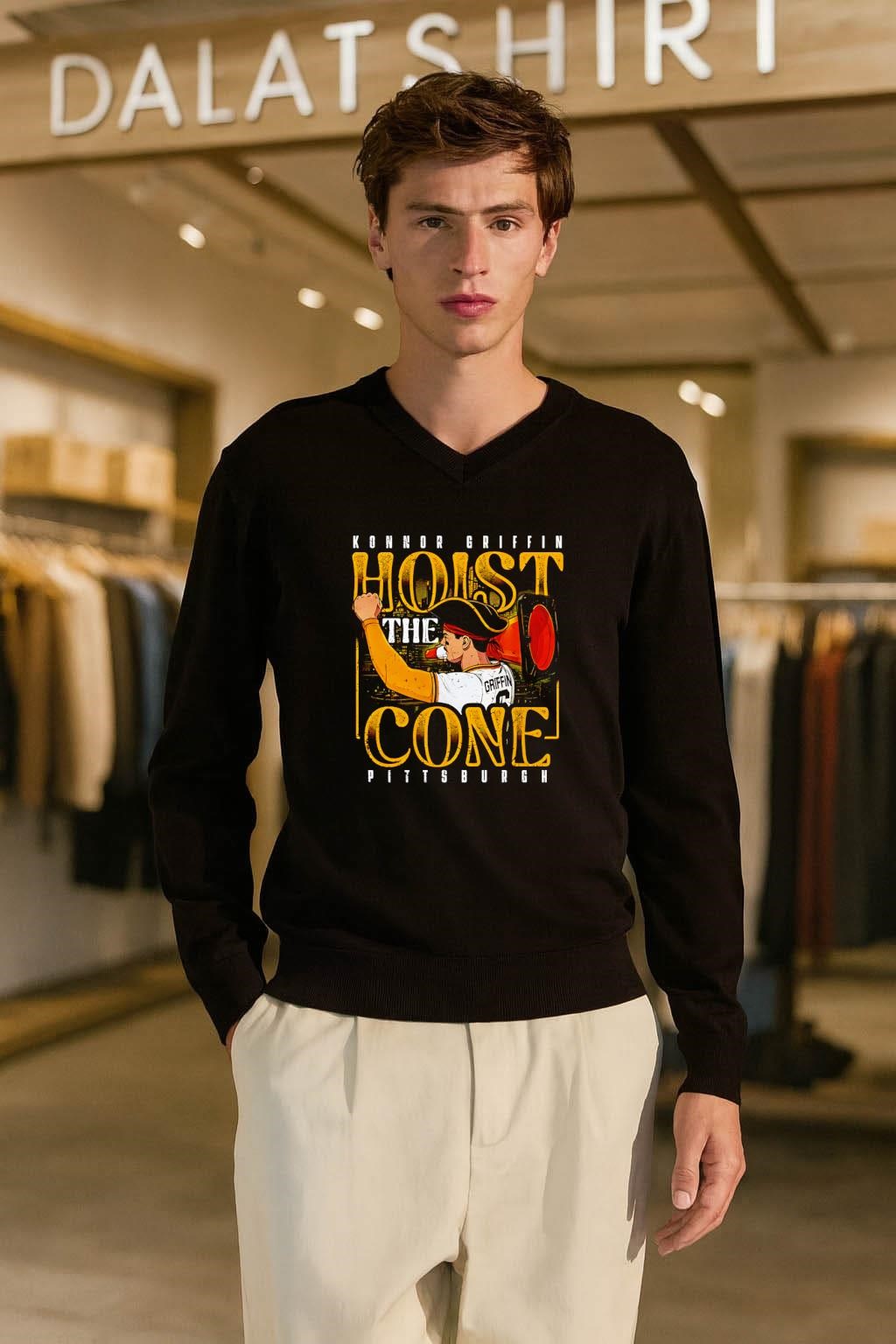 Konnor Griffin Hoist The Cone Pittsburgh Baseball shirt