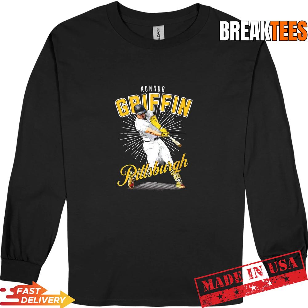 Konnor Griffin Pittsburgh Pirates baseball burst graphic T-Shirt