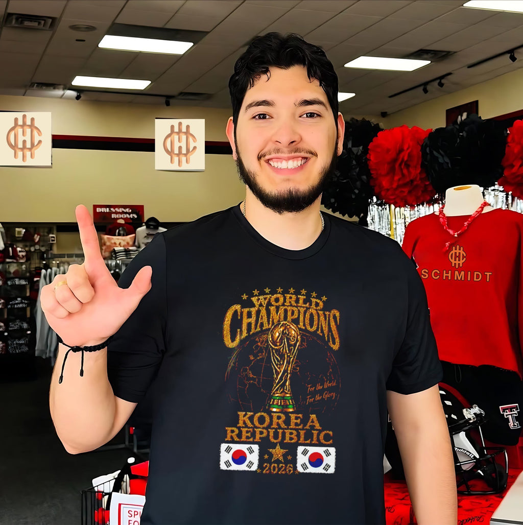 Korea Republic 2026 World Champions For The World For The Glory shirt