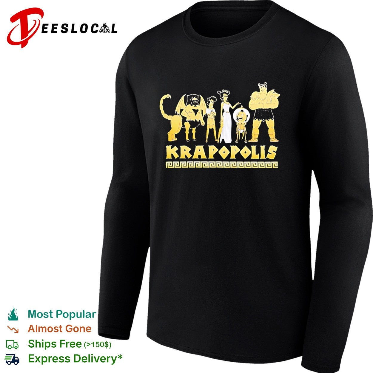 Krapopolis Cast Characters from the Animated Shirt