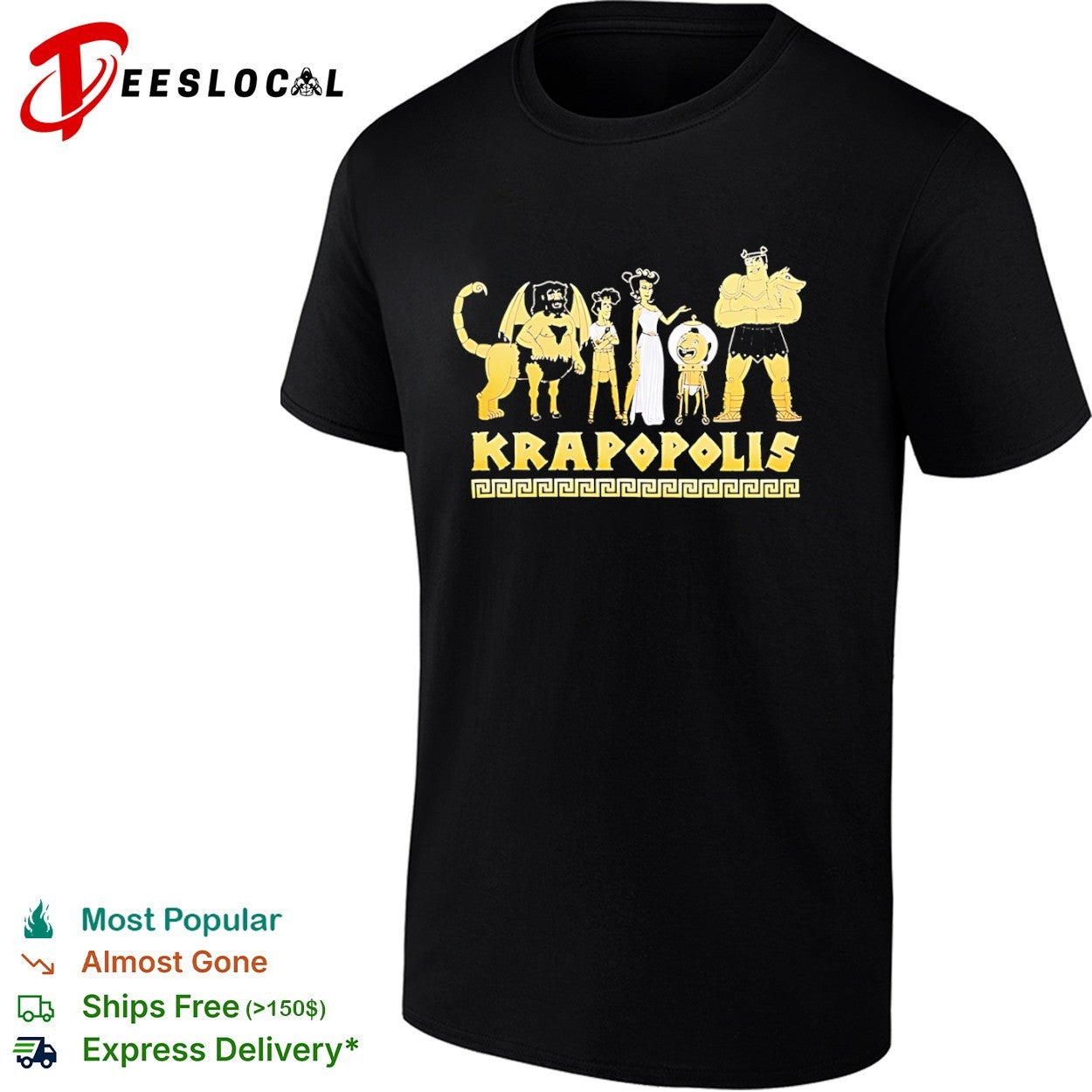 Krapopolis Cast Characters from the Animated Shirt
