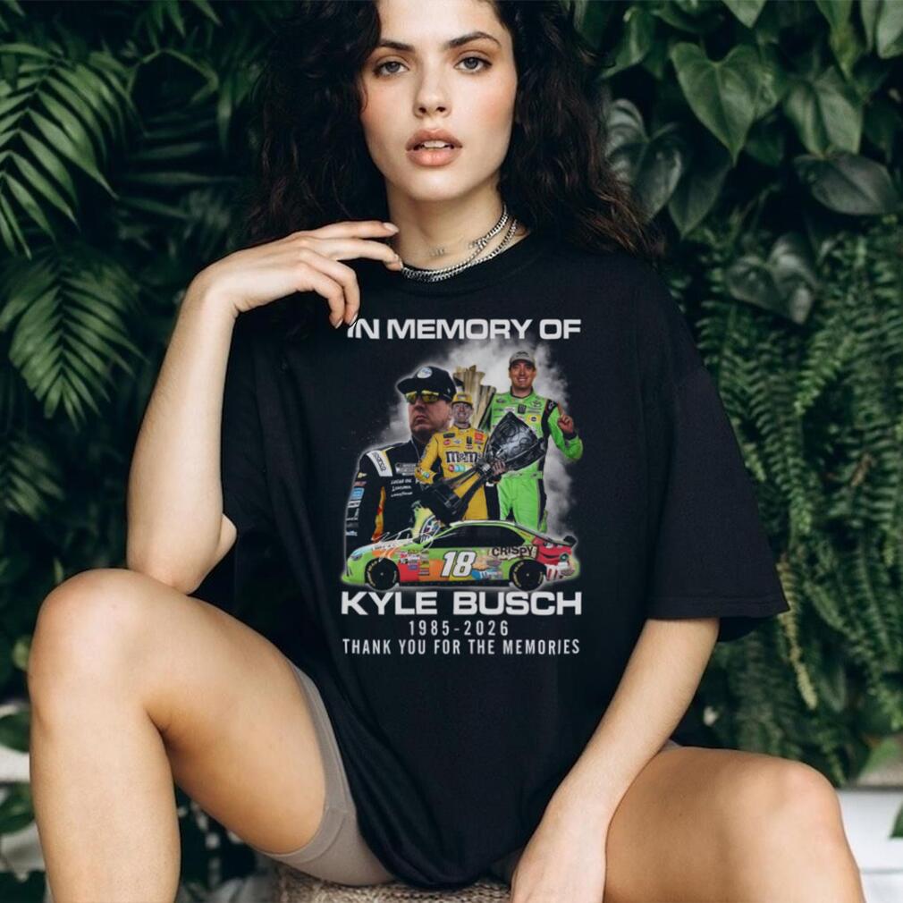 Kyle Busch 1985 2026 In Memory Of Racing Career Tribute Graphic T Shirt