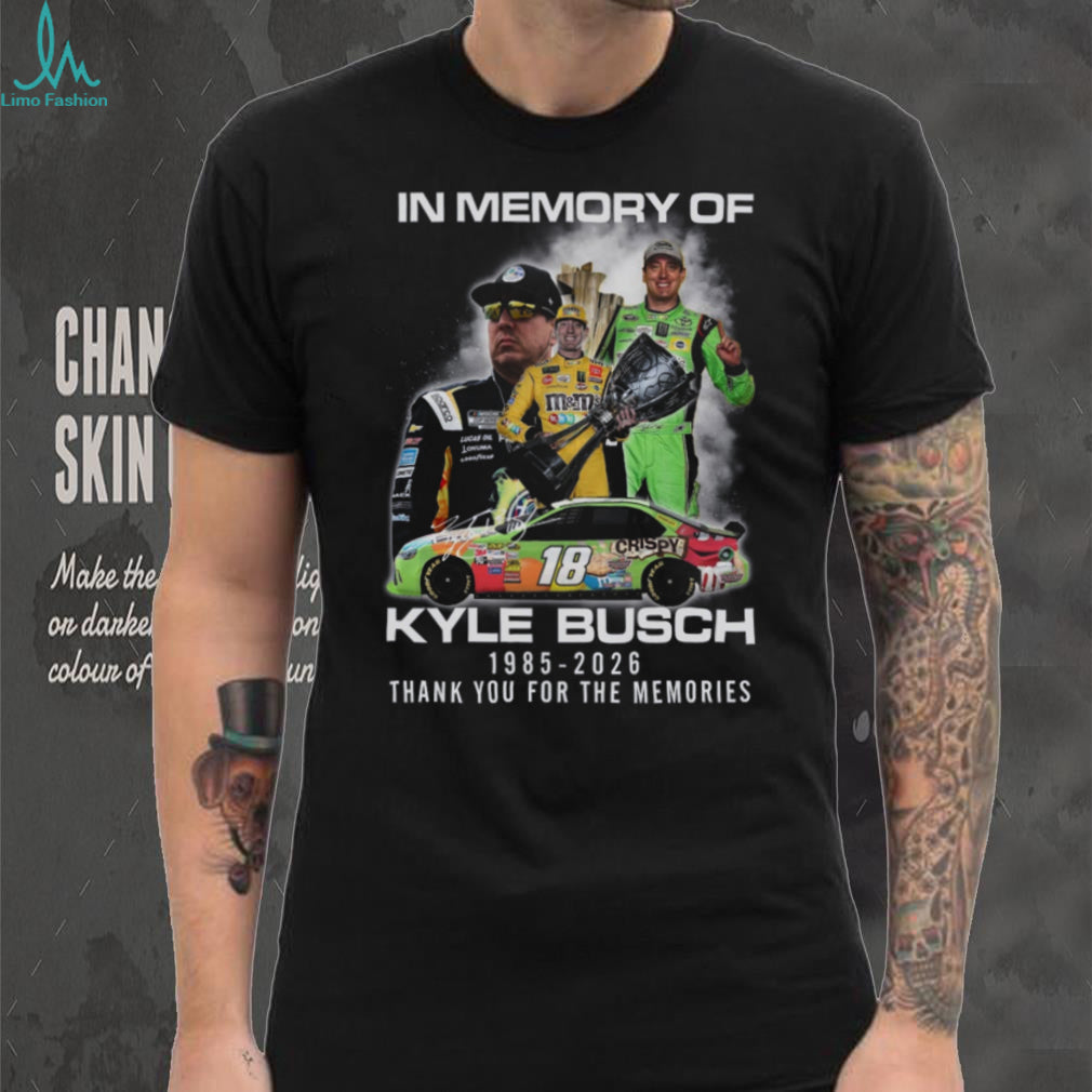 Kyle Busch 1985 2026 In Memory Of Racing Career Tribute Graphic T Shirt