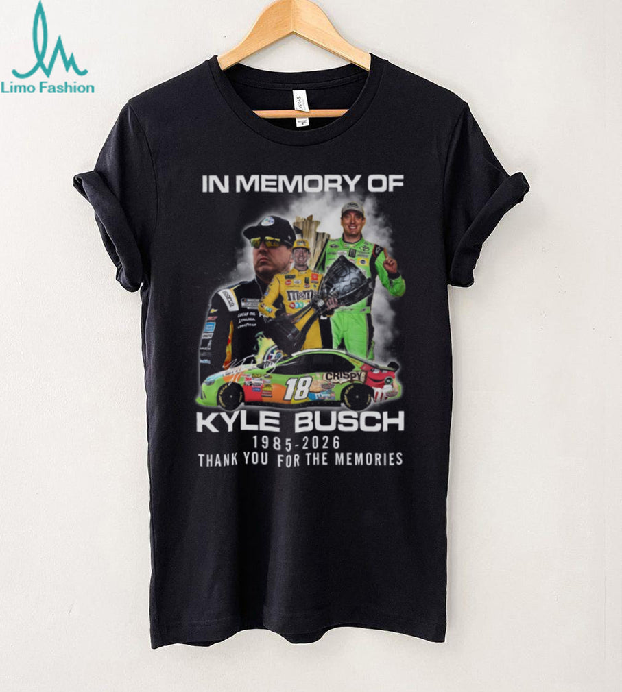 Kyle Busch 1985 2026 In Memory Of Racing Career Tribute Graphic T Shirt