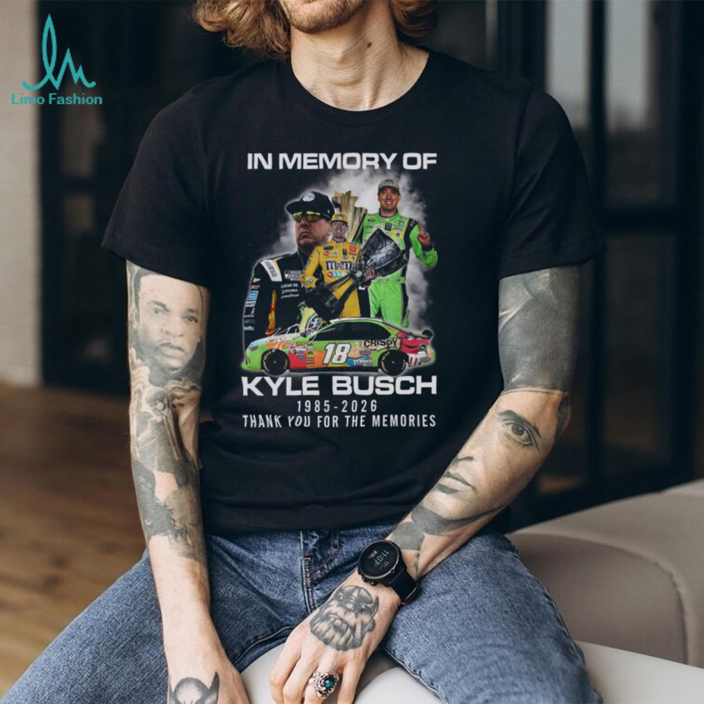 Kyle Busch 1985 2026 In Memory Of Racing Career Tribute Graphic T Shirt