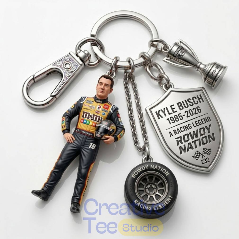 Kyle Busch Memorial Collector’s Keychain