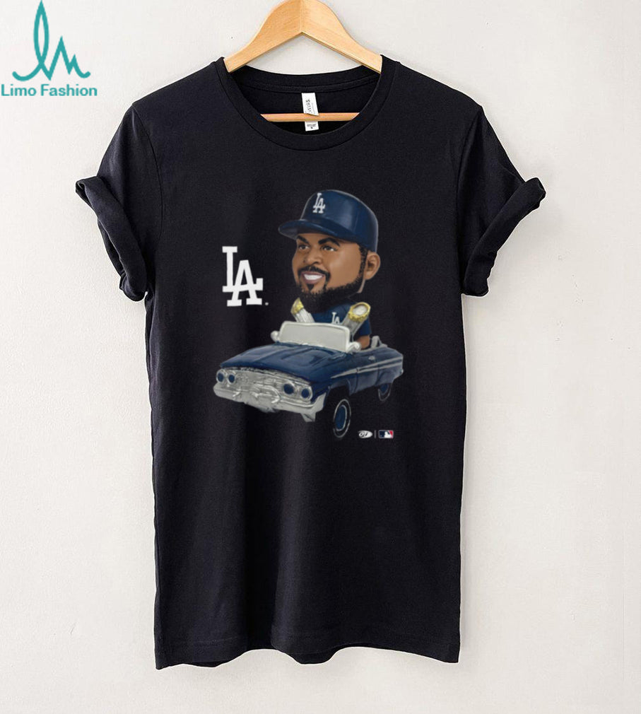 LA Baseball Player Bobblehead Lowrider Graphic T Shirt