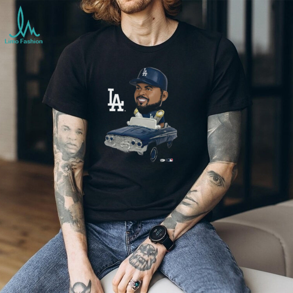 LA Baseball Player Bobblehead Lowrider Graphic T Shirt
