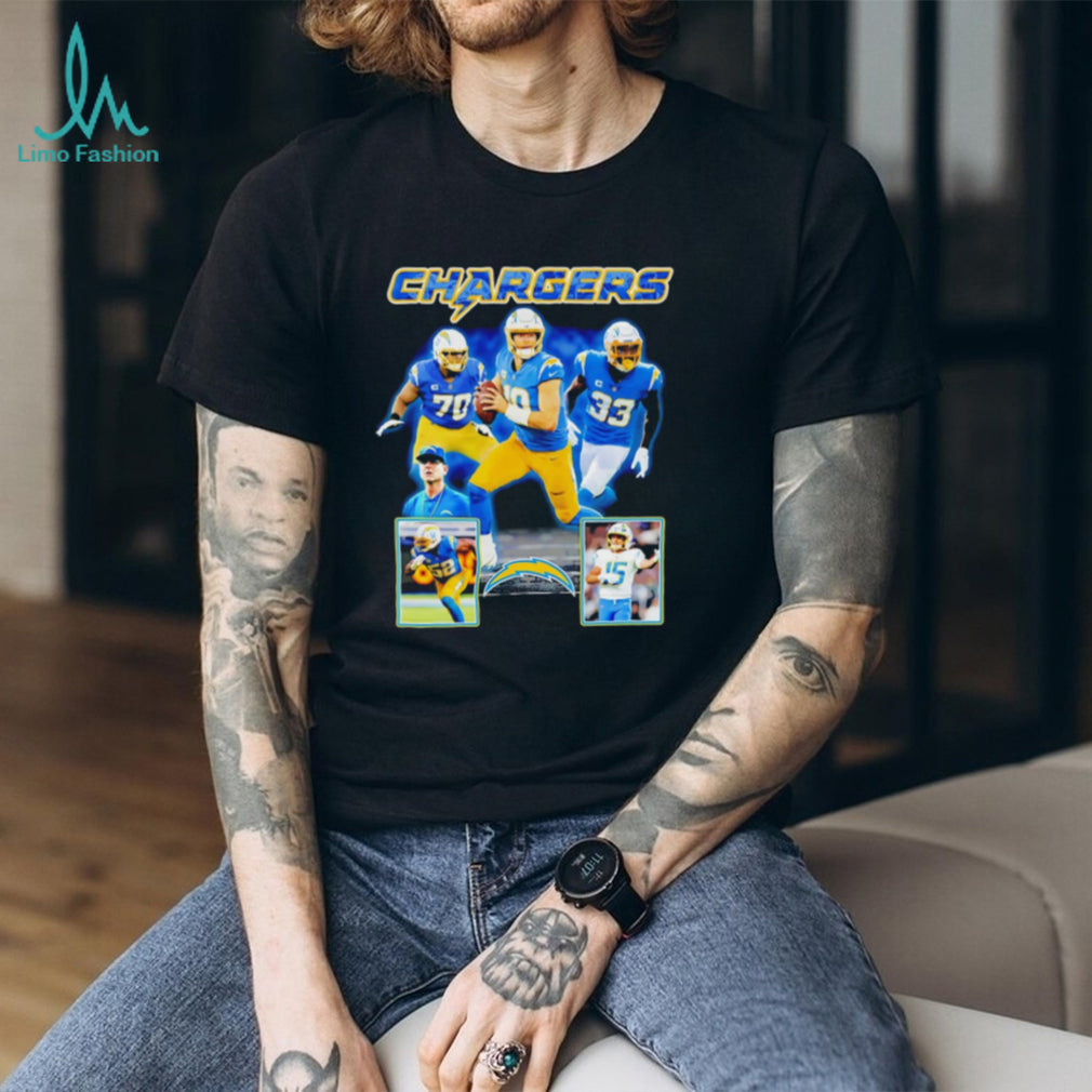 LA Chargers Collage Featuring Players shirt