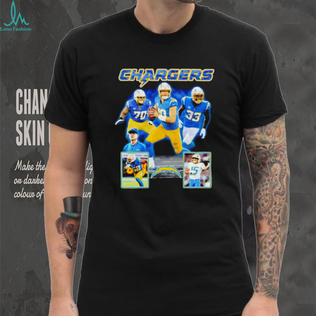 LA Chargers Collage Featuring Players shirt