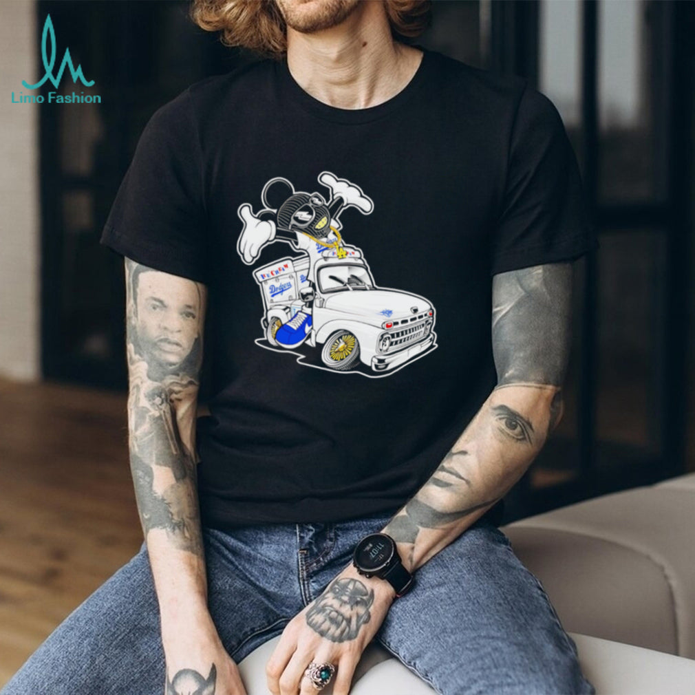 LA Dodgers Masked Mascot Ice Cream Truck T Shirt
