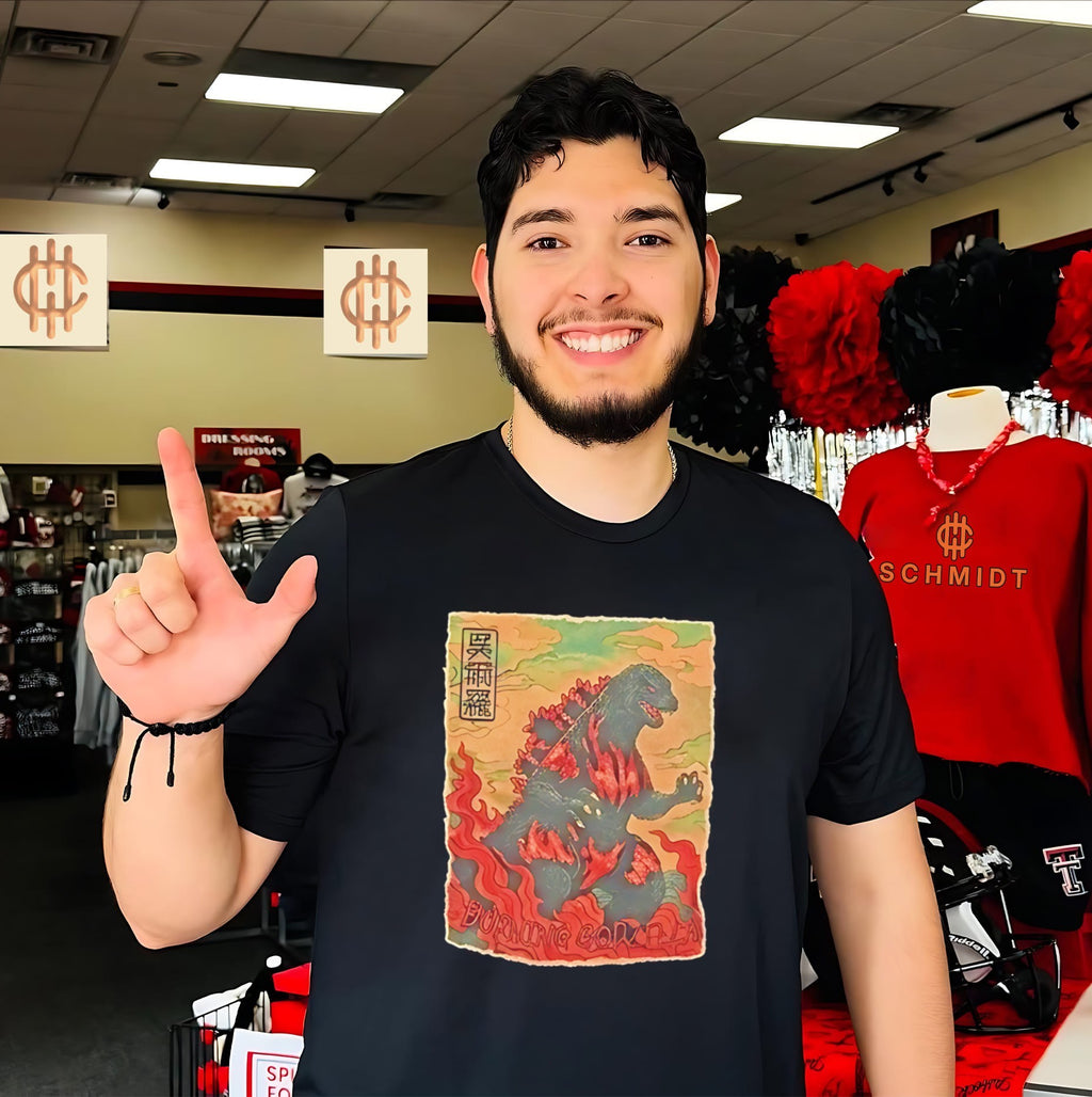 LA Rams Myles Garrett Godzilla Shirt