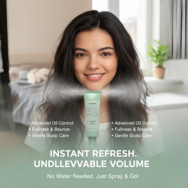 LEEROSE Dry cleaning shampoo Volume & Fullness -No-rinse Oil Control Formula for Enhanced Hair Volume and Fullness -...