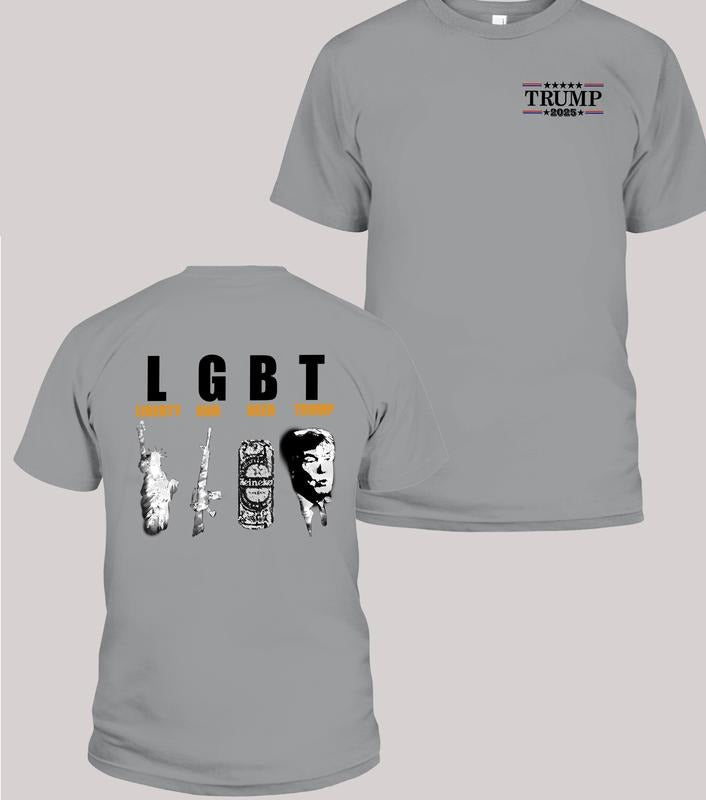 LGBT Trump 2Sides Shirts, Trump Supporters Shirt, Funny President Tee, Unisex Tee, Trending Graphic Tee style 02 Hoodie,...