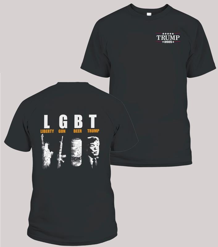 LGBT Trump 2Sides Shirts, Trump Supporters Shirt, Funny President Tee, Unisex Tee, Trending Graphic Tee Hoodie, Sweatshirt