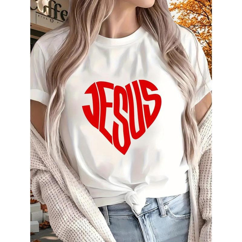 LOVE New Women'S Printed T-shirt, Short Sleeves, Four Seasons Can Be Worn for Outdoor, Home, Sports Top Gift Hoodie,...