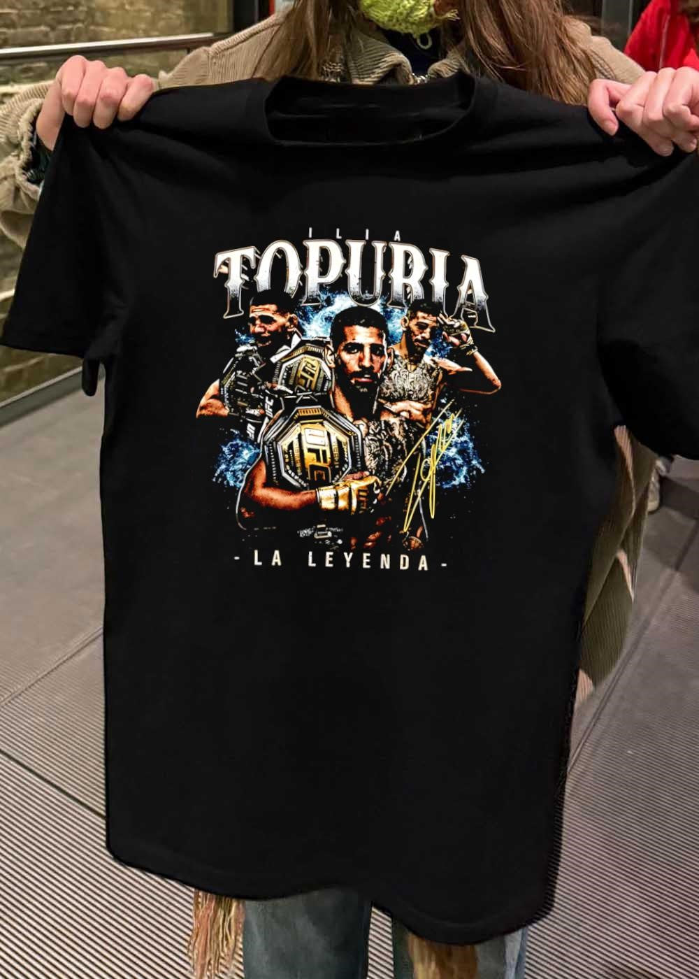 La Leyenda Ilia Topuria UFC Champion Athletic Fighter Shirt