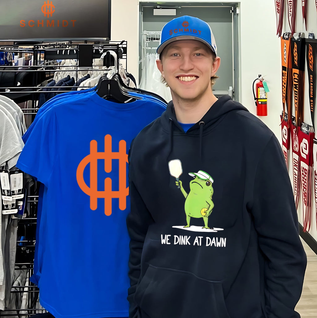 We dink at dawn pickle ball frog meme shirt