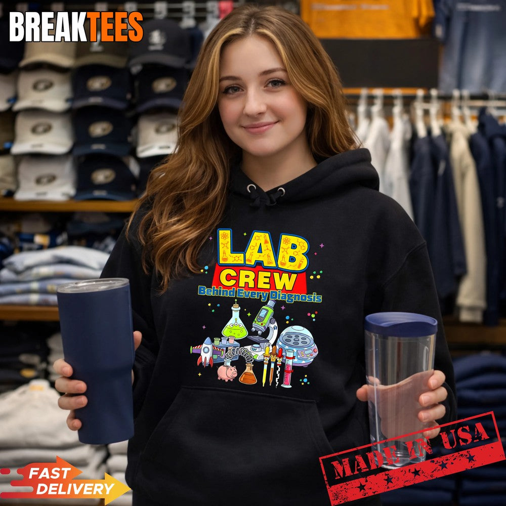 Lab Crew Cute Science Laboratory Diagnostic Lab Week 2026 Shirt