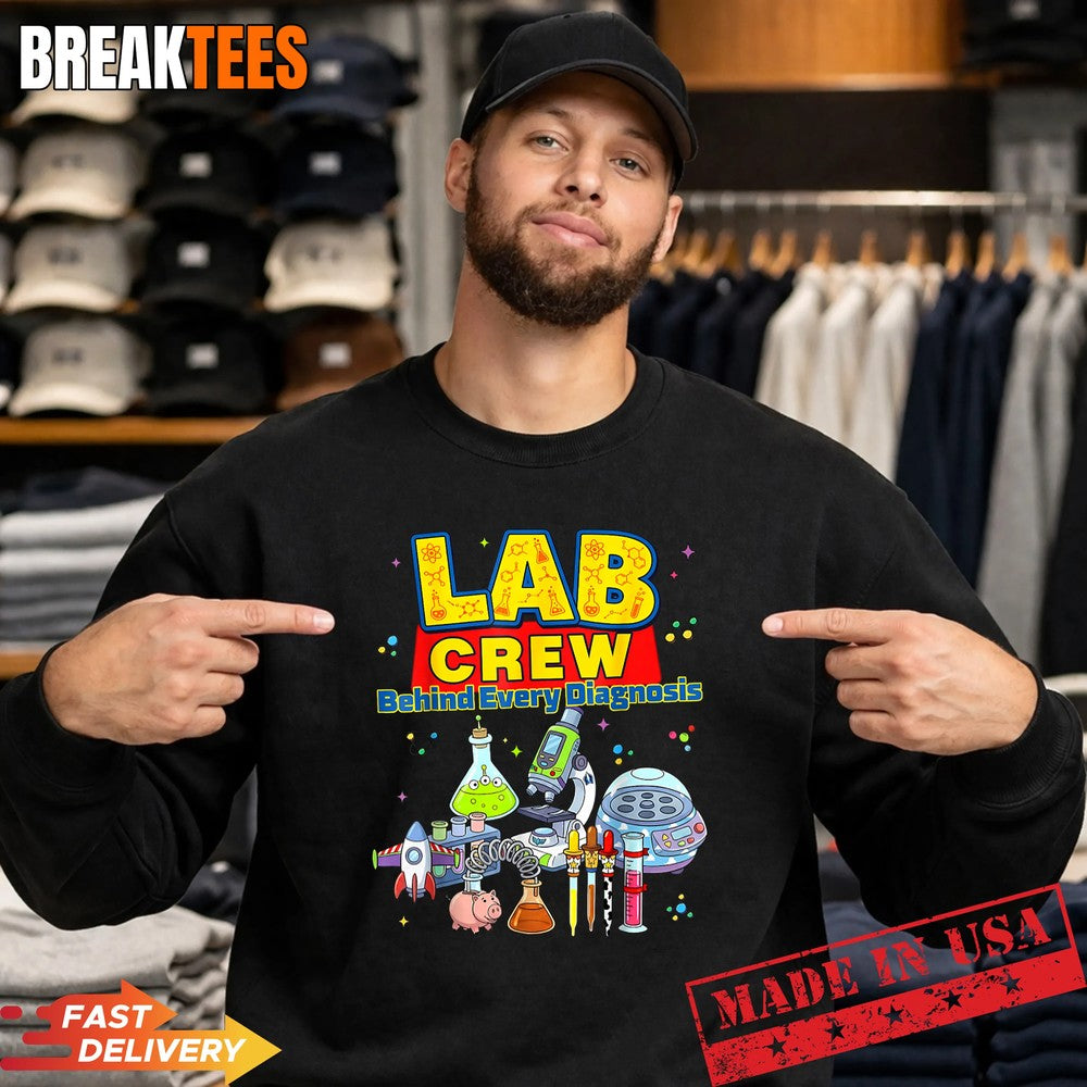 Lab Crew Cute Science Laboratory Diagnostic Lab Week 2026 Shirt
