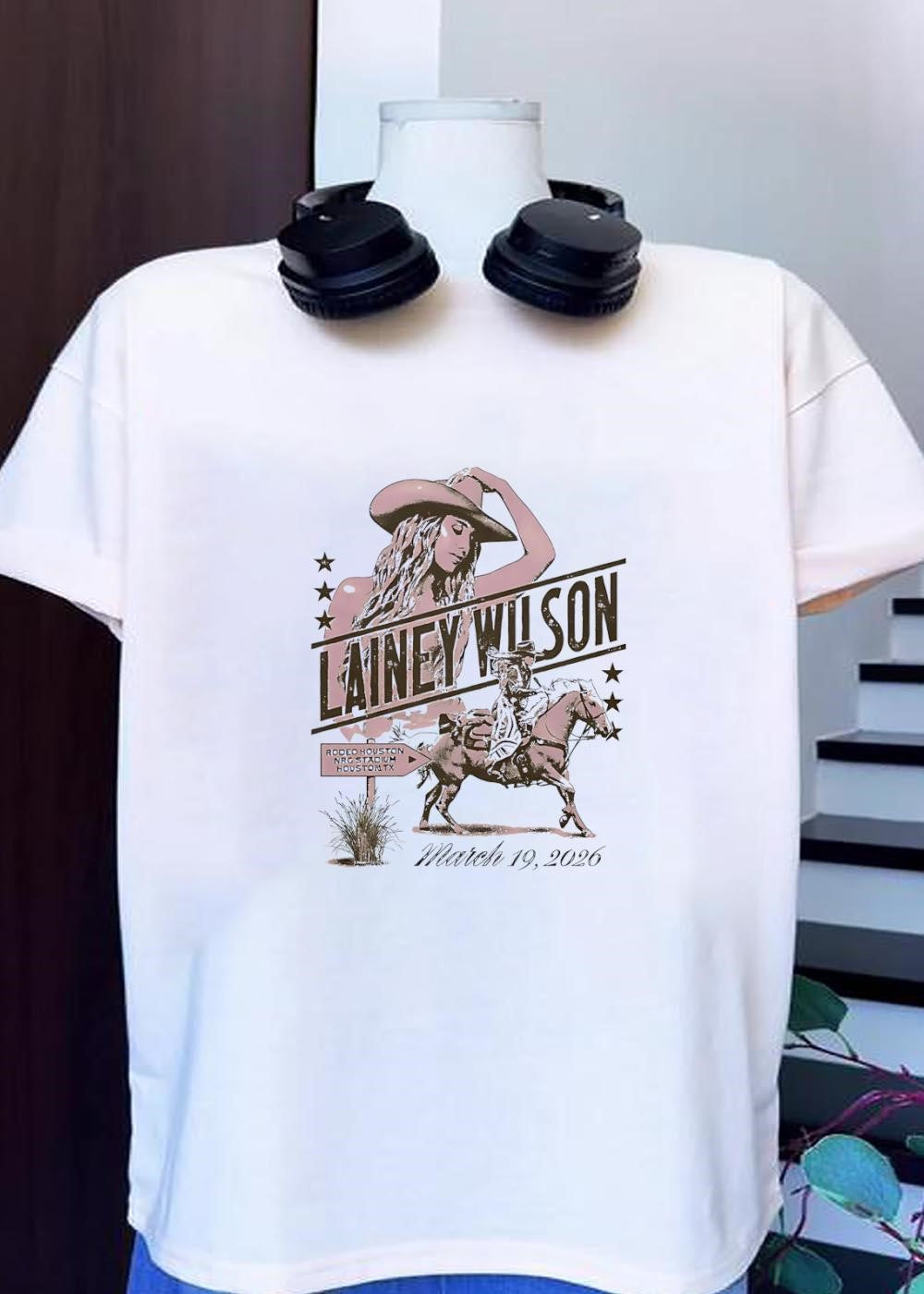 Lainey Wilson Rodeo Houston NRG Stadium March 19 2026 T-Shirt