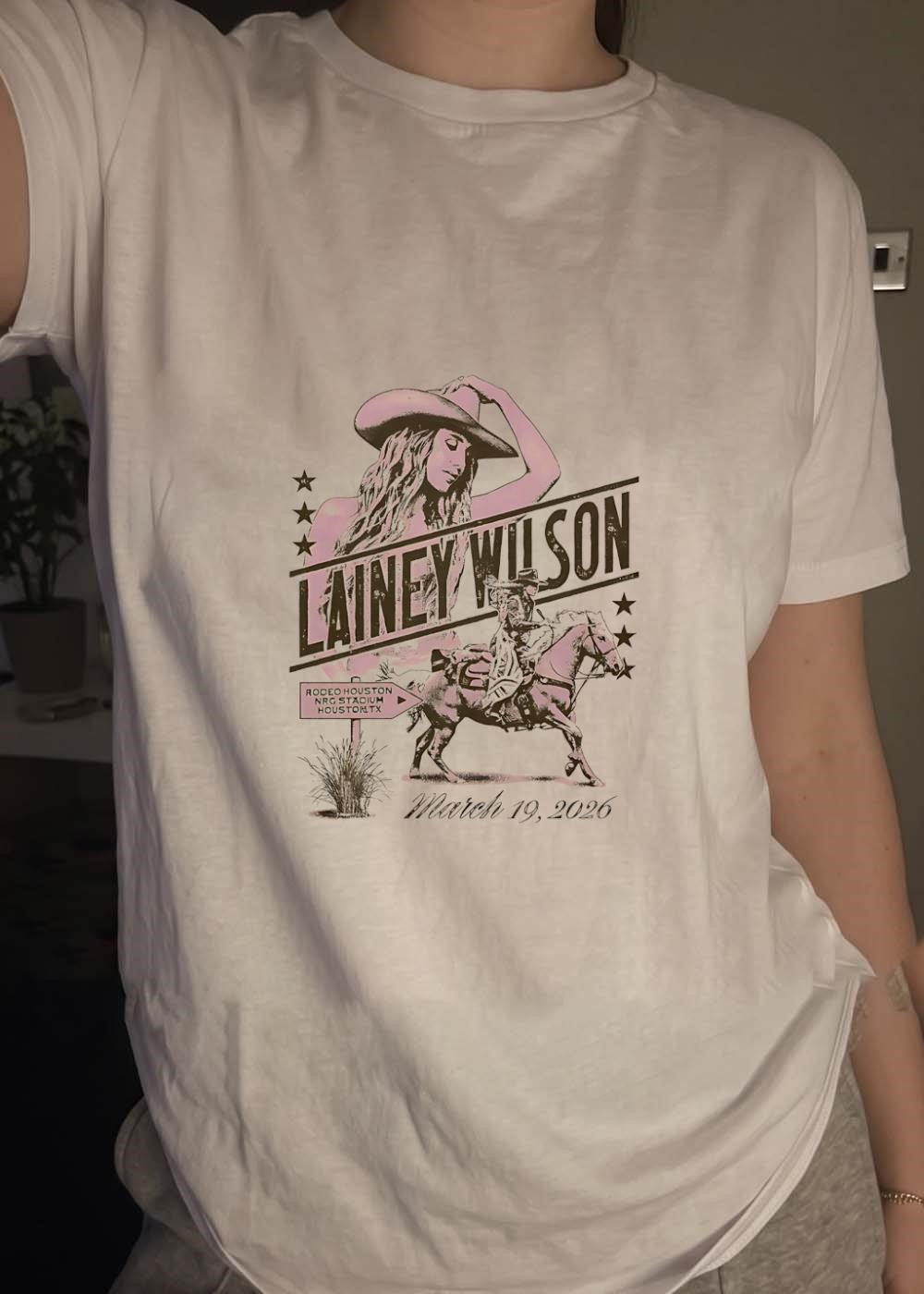 Lainey Wilson Rodeo Houston NRG Stadium March 19 2026 T-Shirt