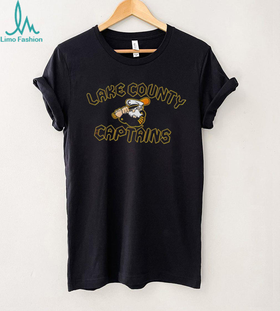 Lake County Captains Baseball Mascot Retro Sports T Shirt