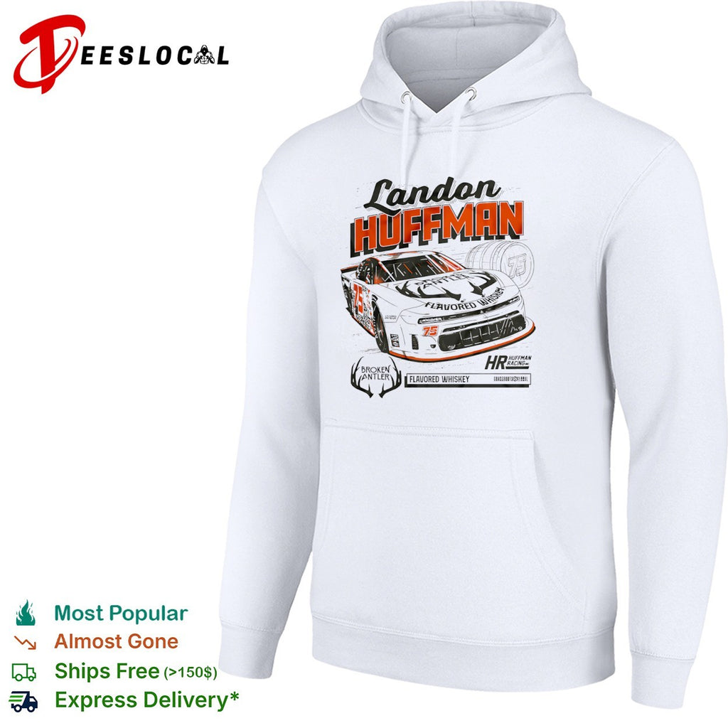 Landon Huffman Broken Antler Flavored Whiskey 75 Huffman Racing Grassroots Global shirt