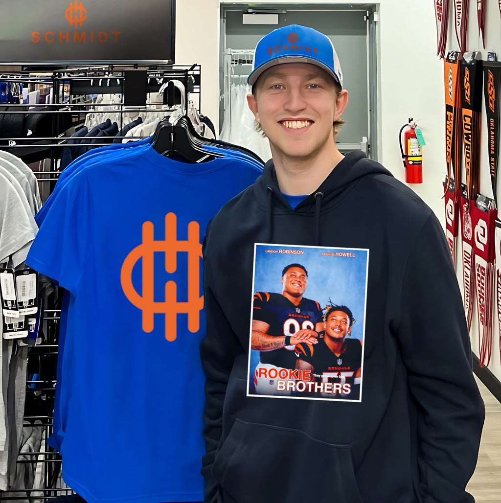 Landon robinson and cashius howell Cincinnati Bengals rookie brothers step brother shirt