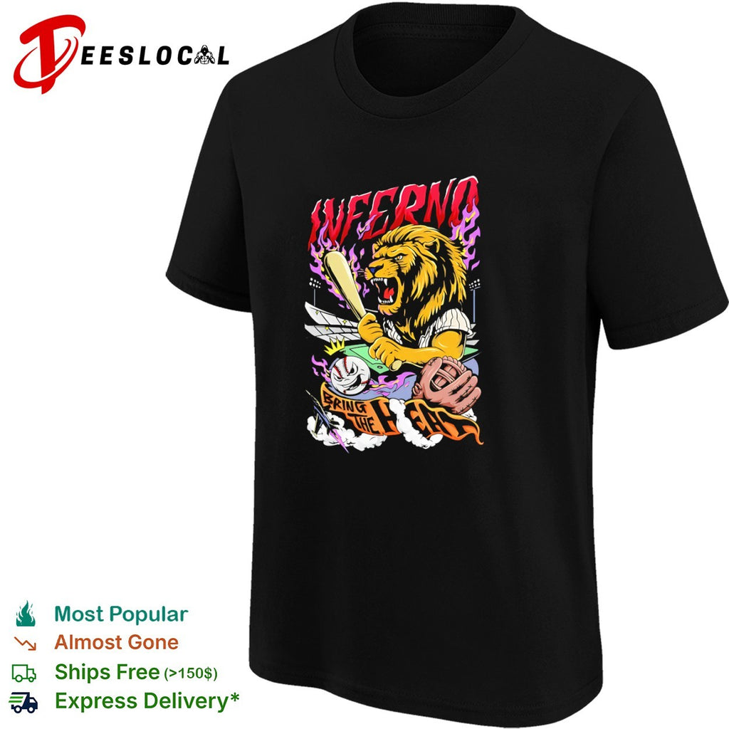Las Vegas Inferno Bring the Heat Baseball Lion shirt