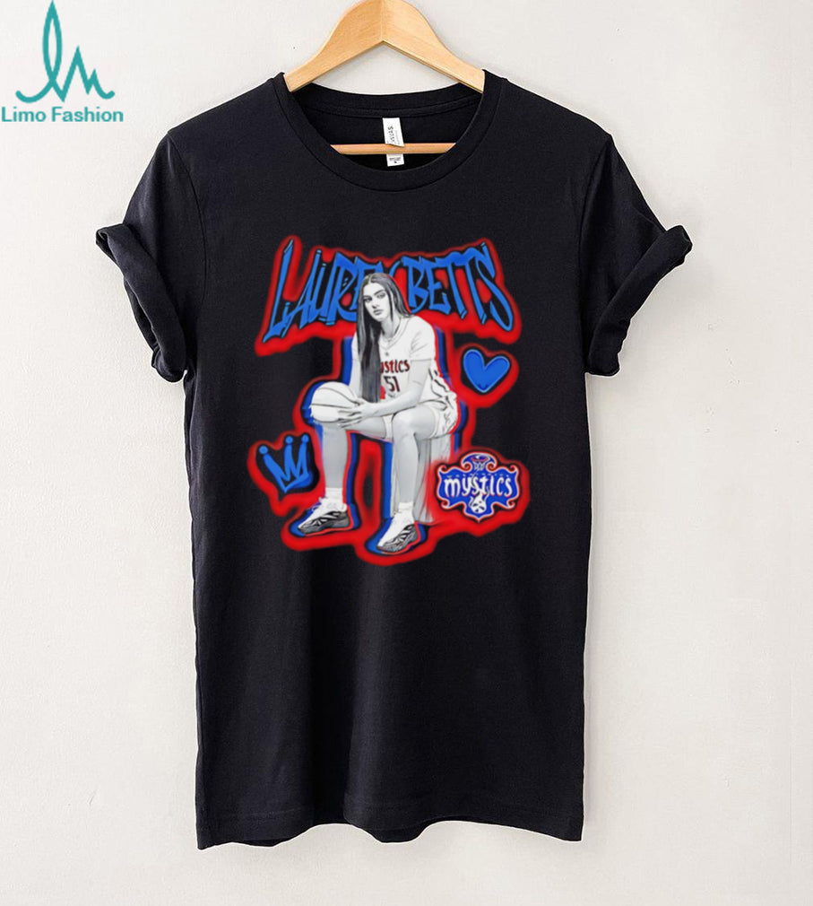 Lauren Betts Washington Mystics Basketball Player Graphic T Shirt