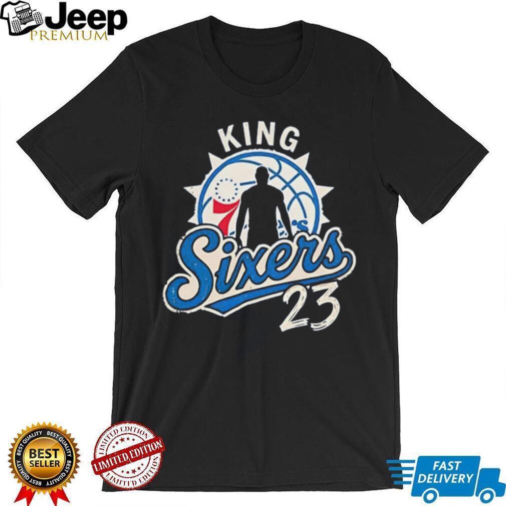 LeBron James 76ers the King Sixers vintage shirt
