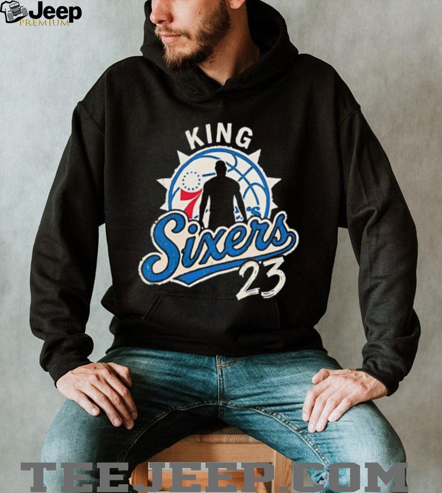 LeBron James 76ers the King Sixers vintage shirt